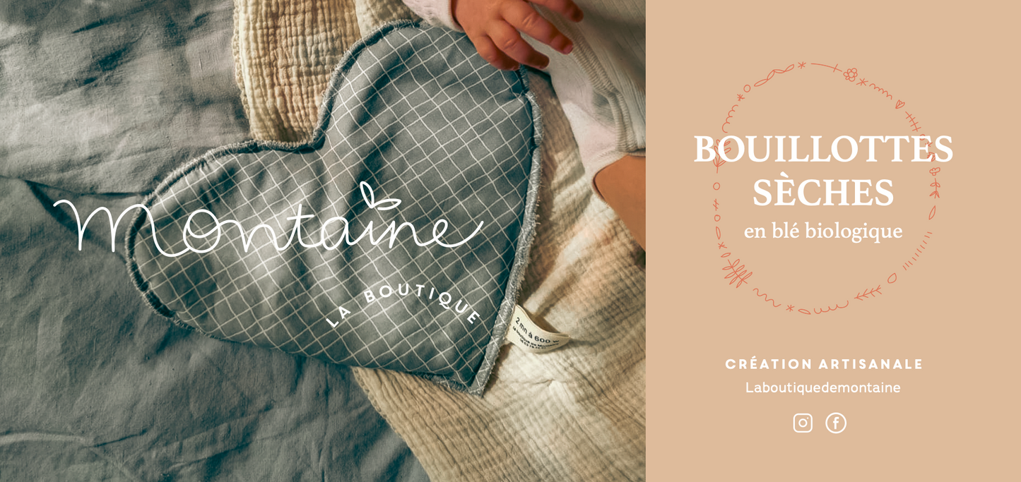 Bouillotte coeur "graphique70"