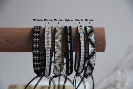 Bracelet miyuki Marion Cécilia Michèle