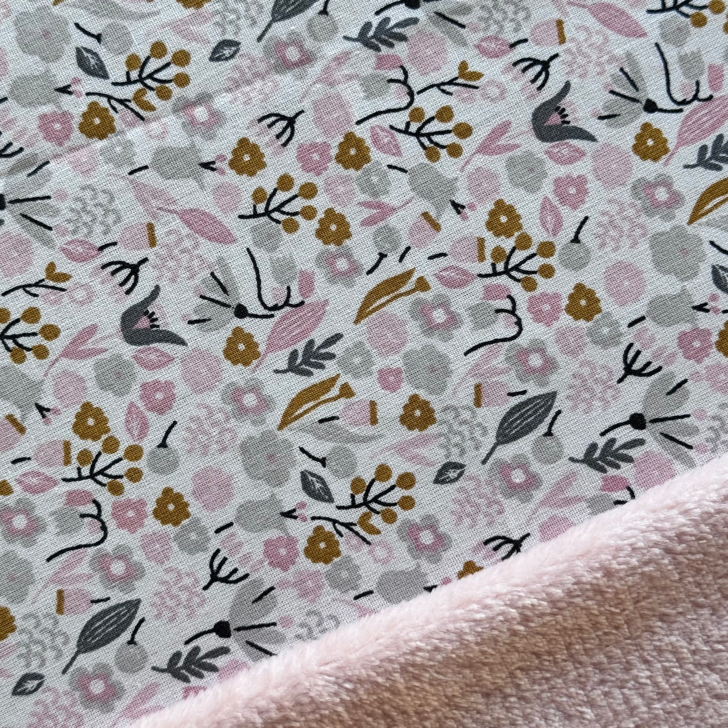 Kit Bouillotte coeur rose/fleur