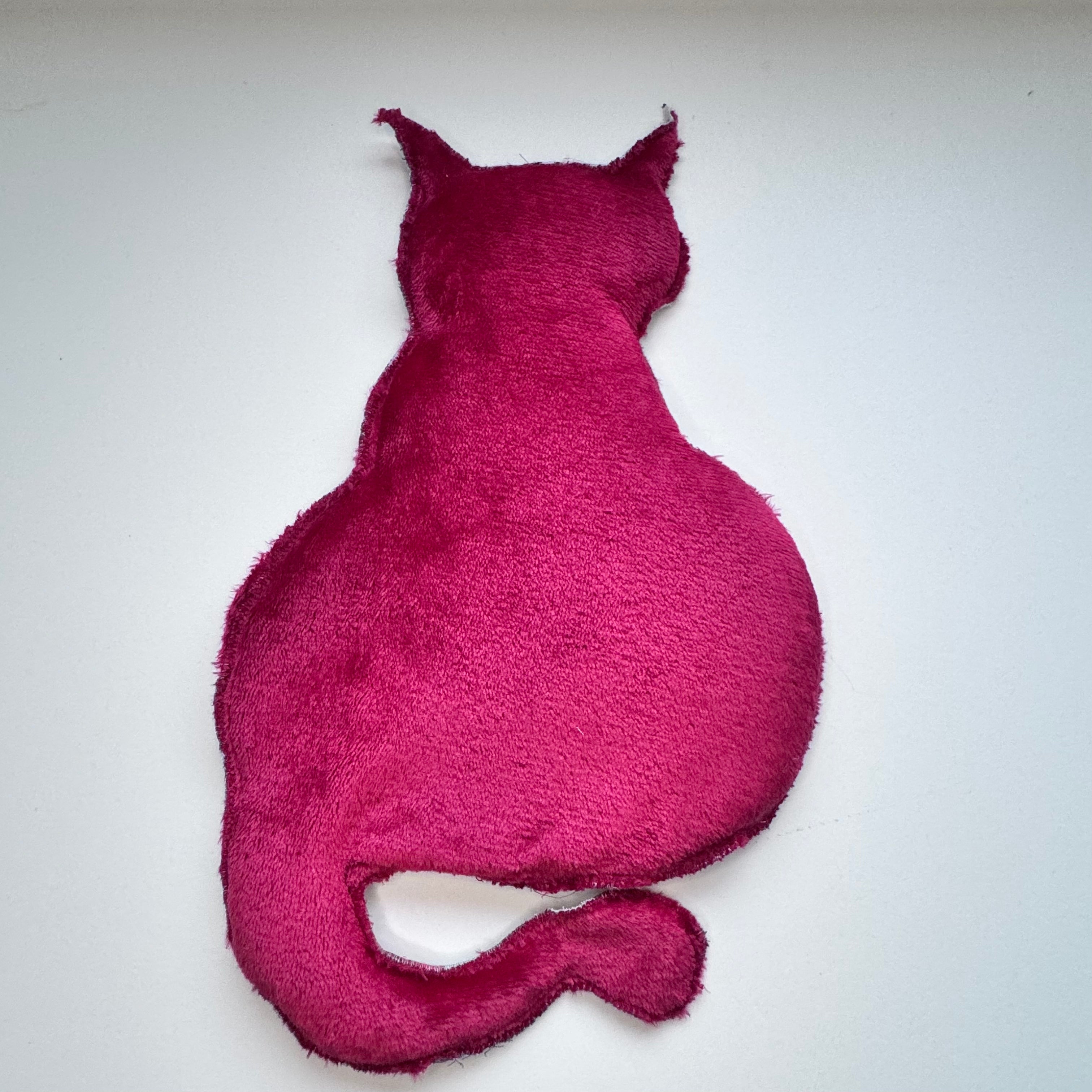 Bouillotte Chat rouge/gris