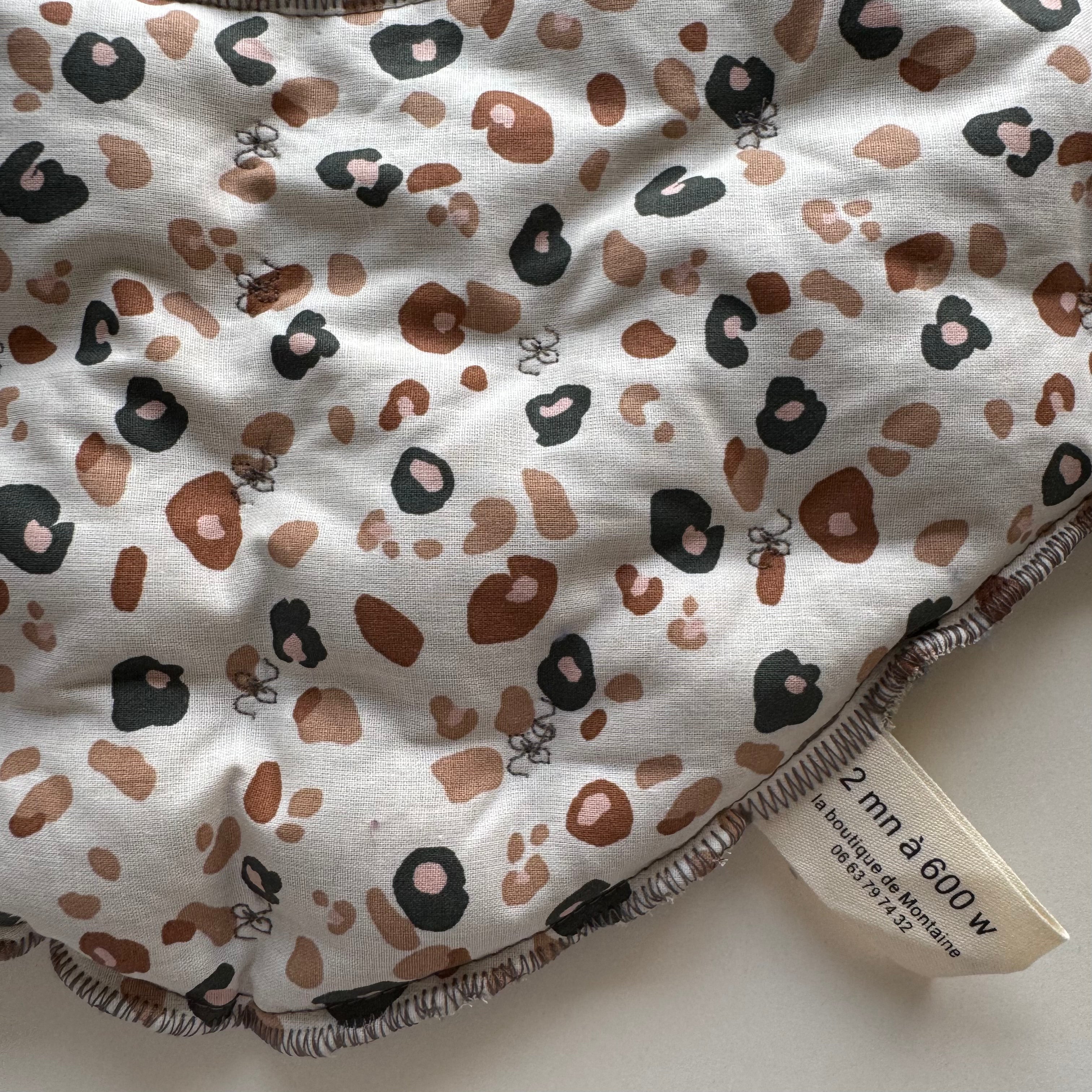 Bouillotte Tour de cou ergonomique "graou" beige