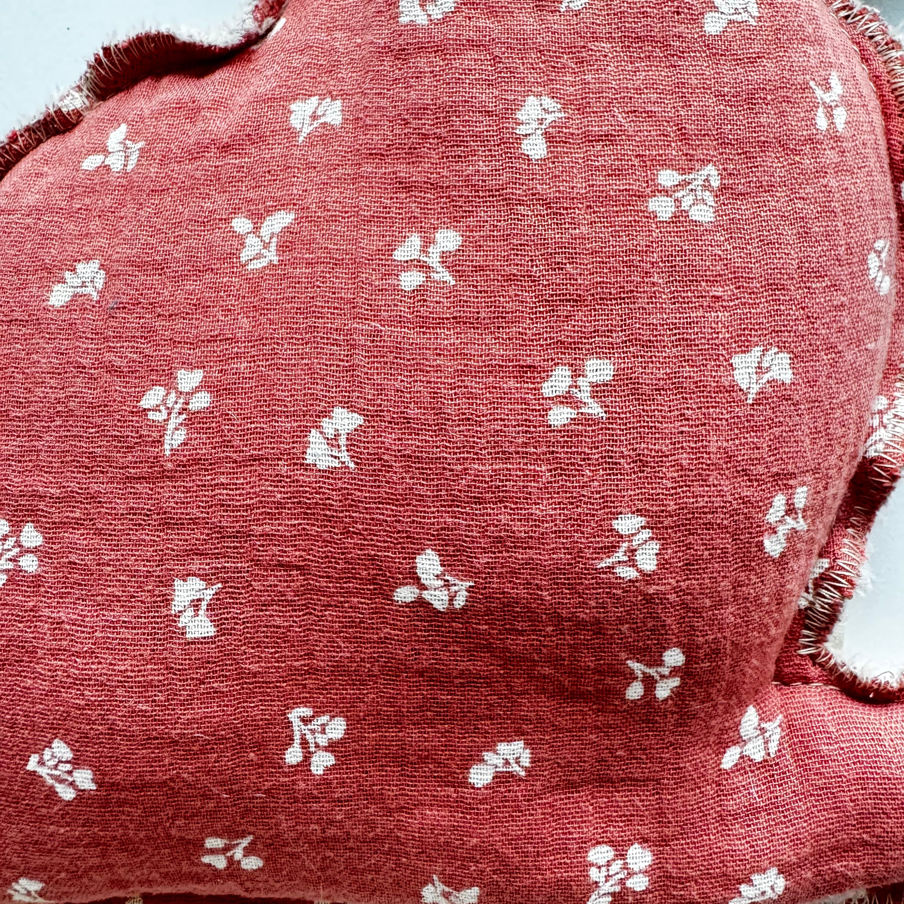 Bouillotte Lapin double gaze terracota beige