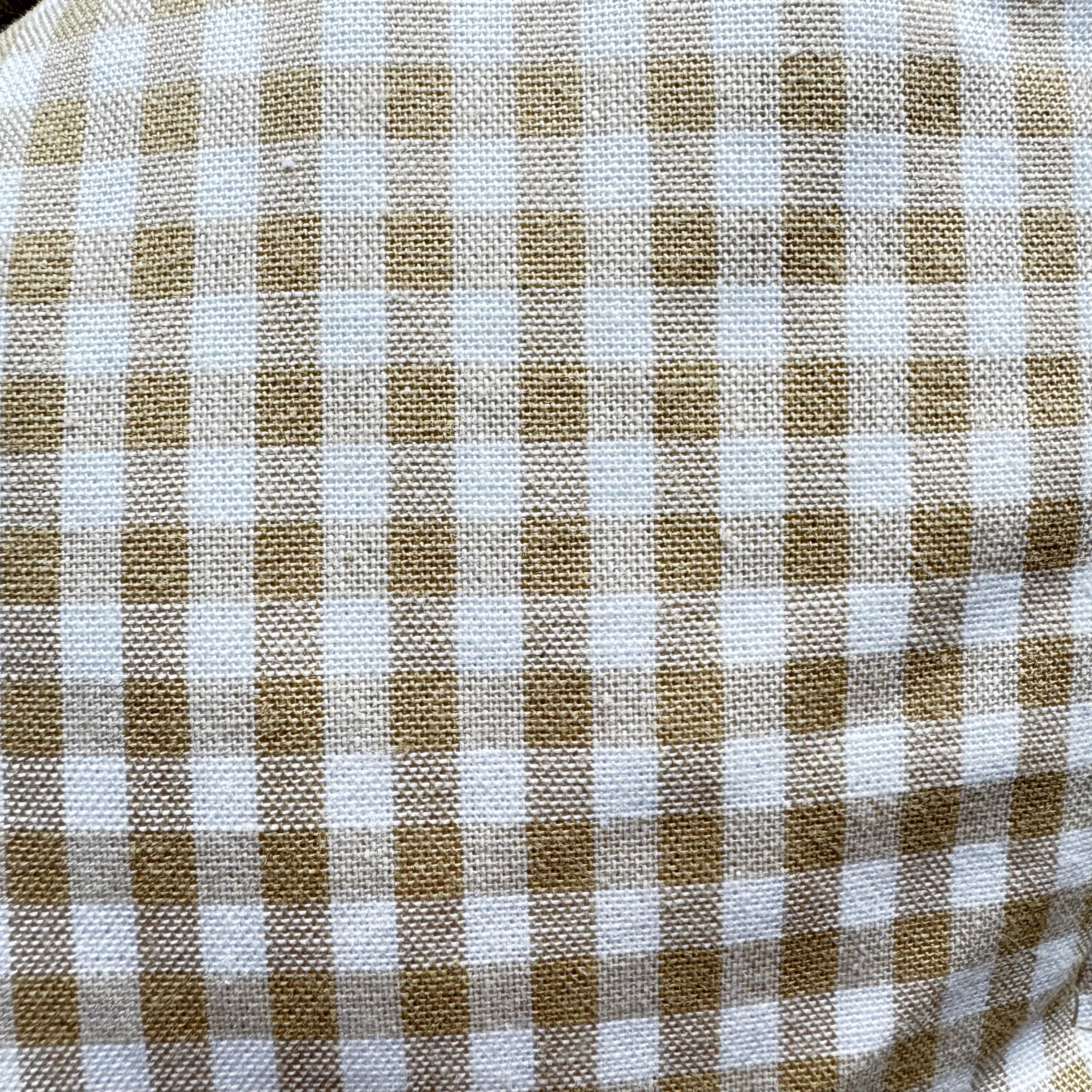 Bouillotte Lapin Vichy  ivoire/beige