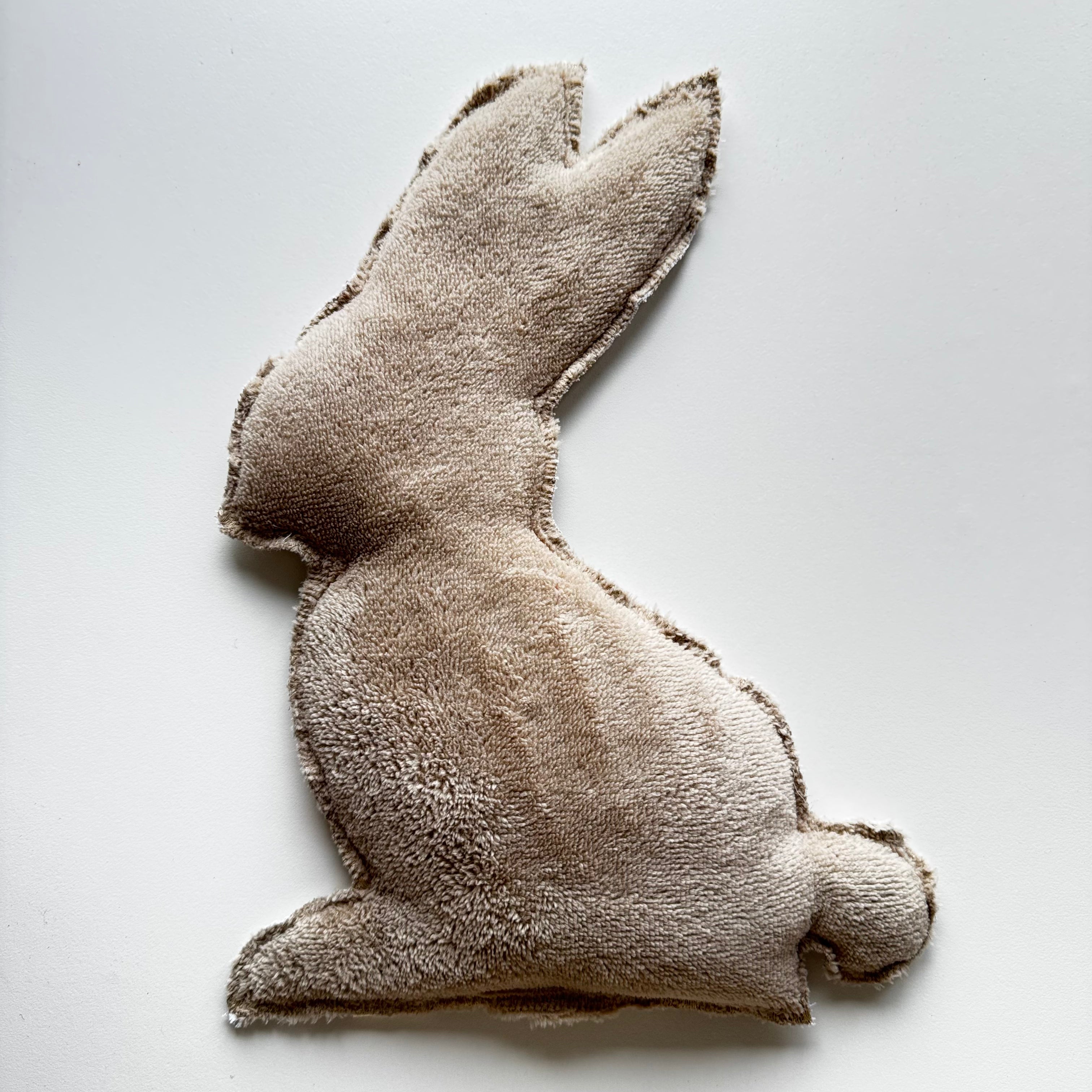 Bouillotte Lapin Vichy  ivoire/beige