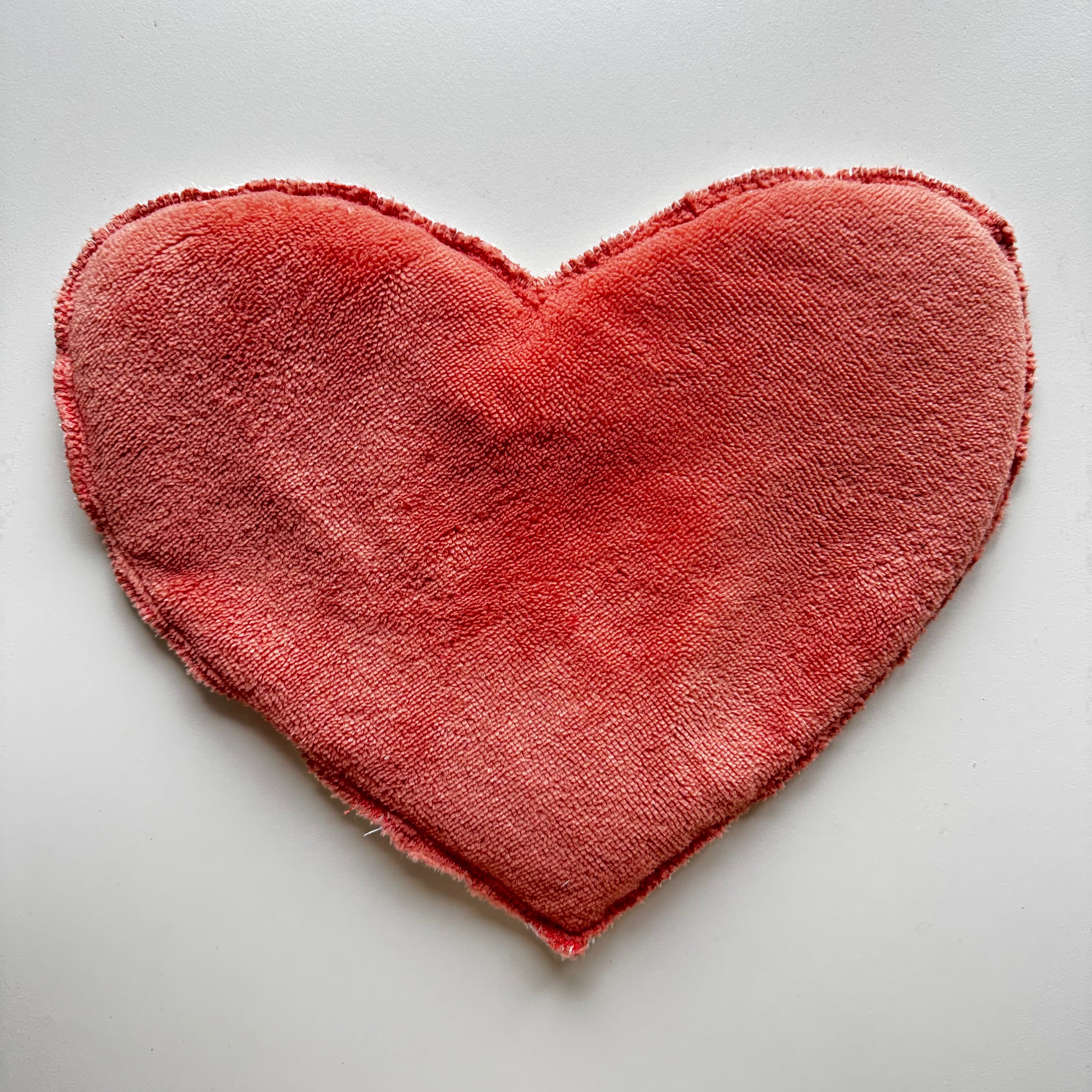 Bouillotte Coeur desert orange/ivoire