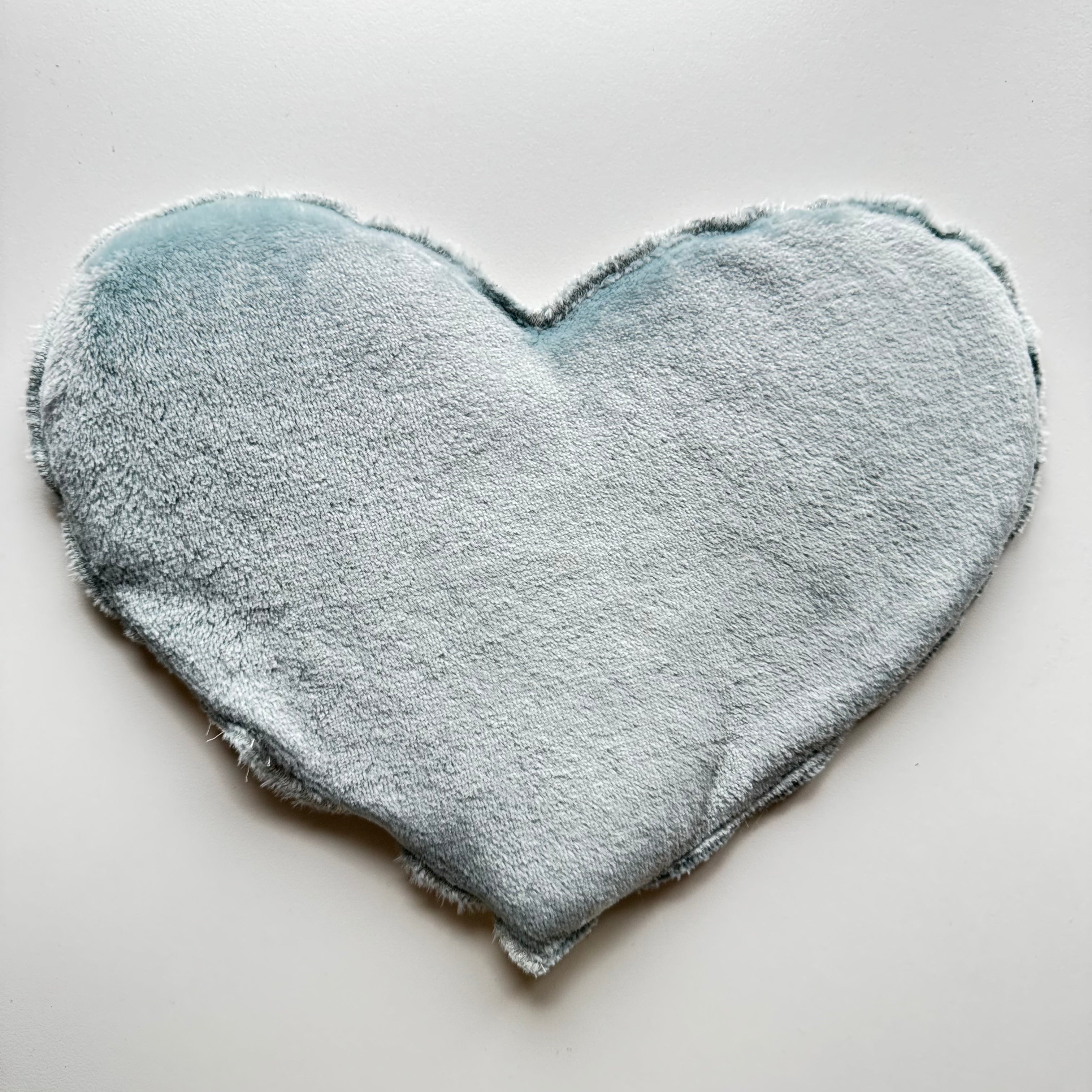 Bouillotte Coeur fleur vert/rose