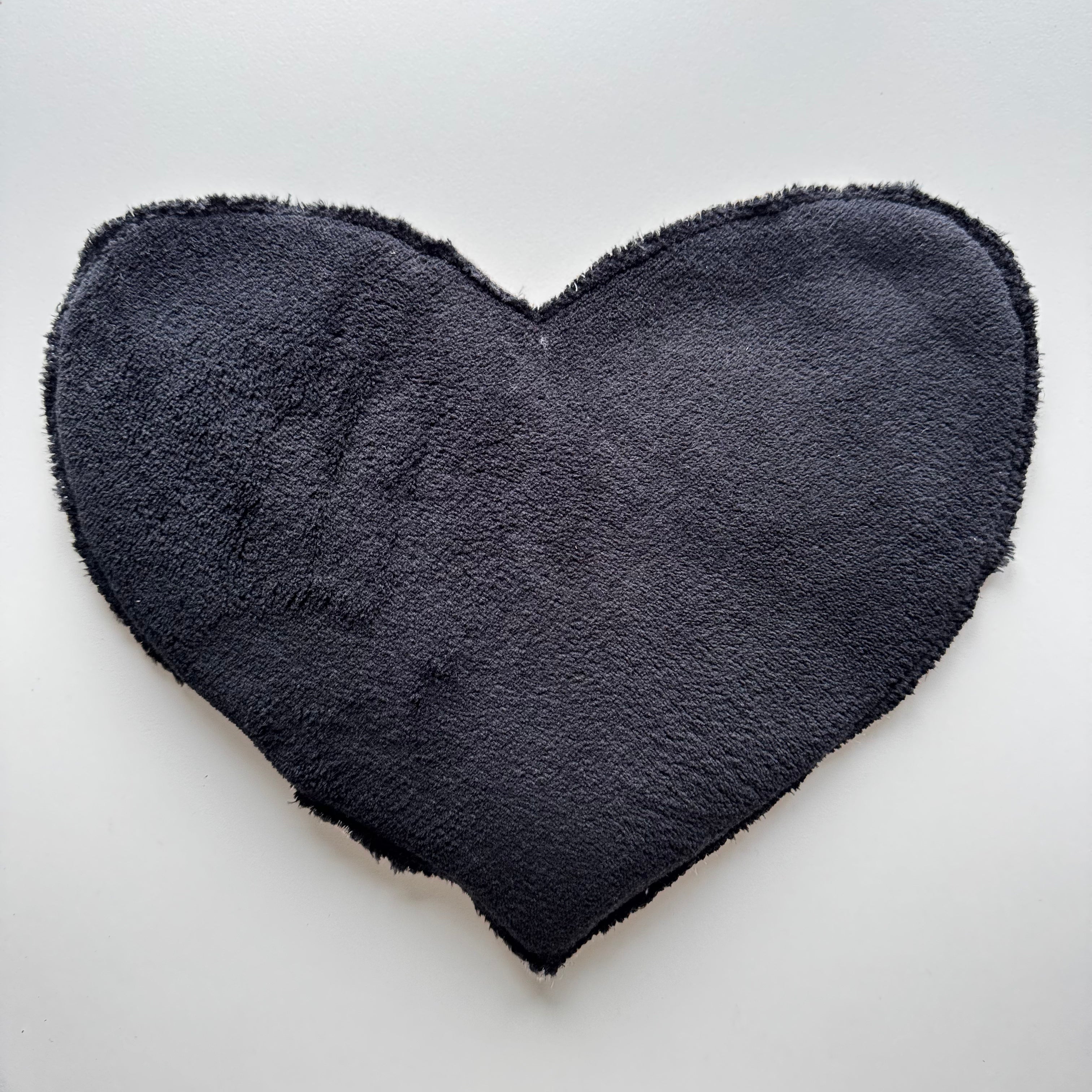 Bouillotte coeur lion beige/noir