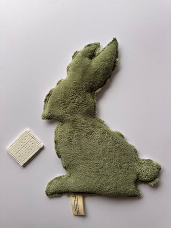 Bouillotte Lapin feuillage brun vert