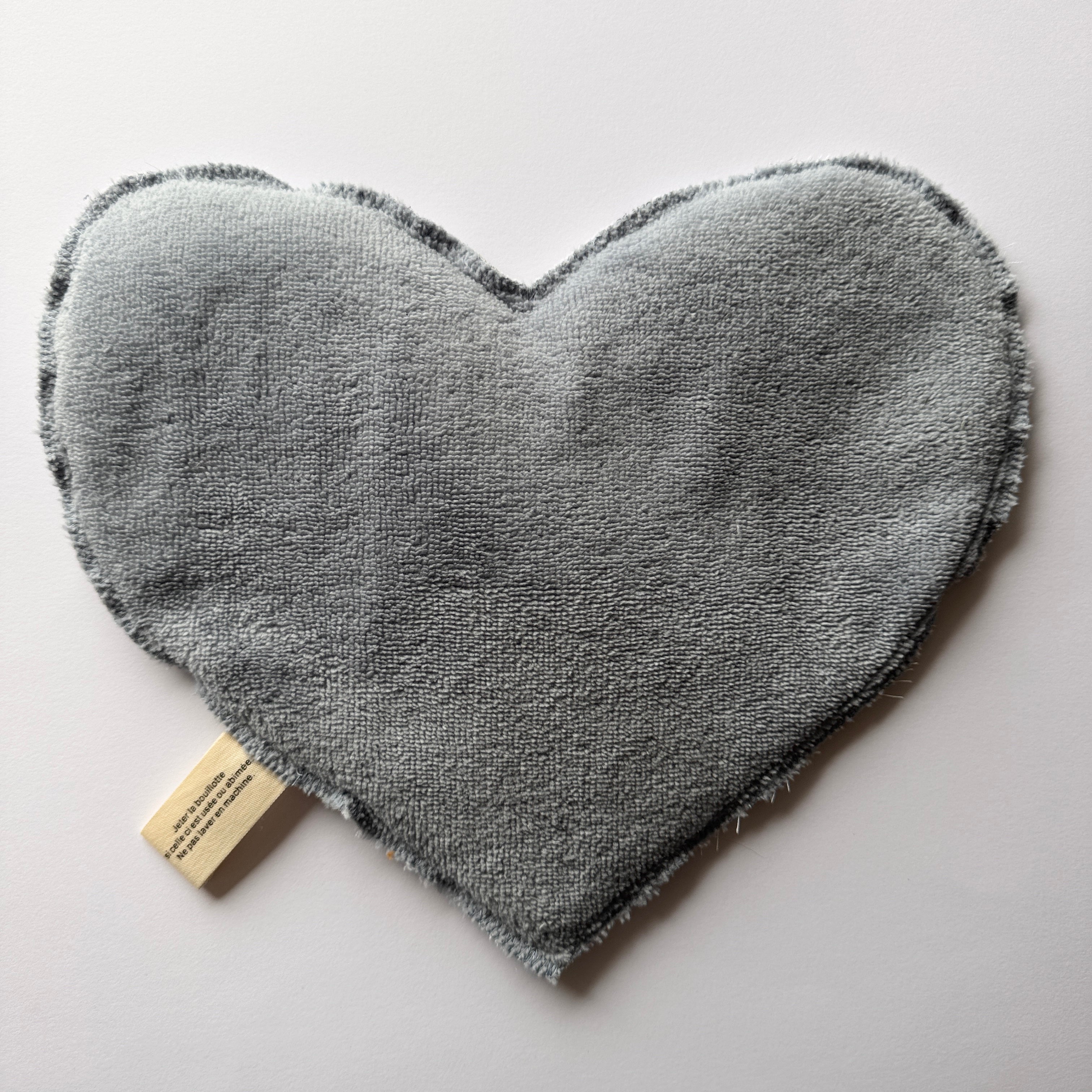 Bouillotte Coeur savane bleu ciel