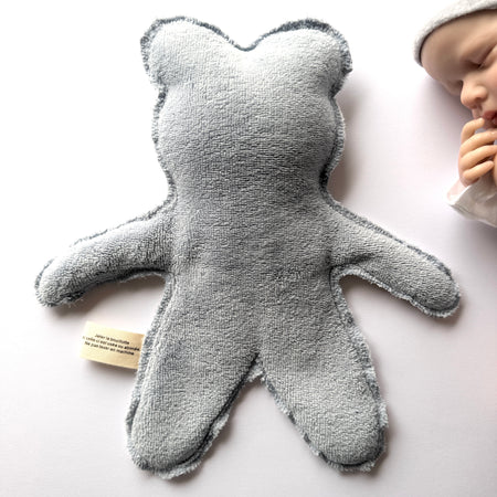 Bouillotte Ourson savane bleu ciel