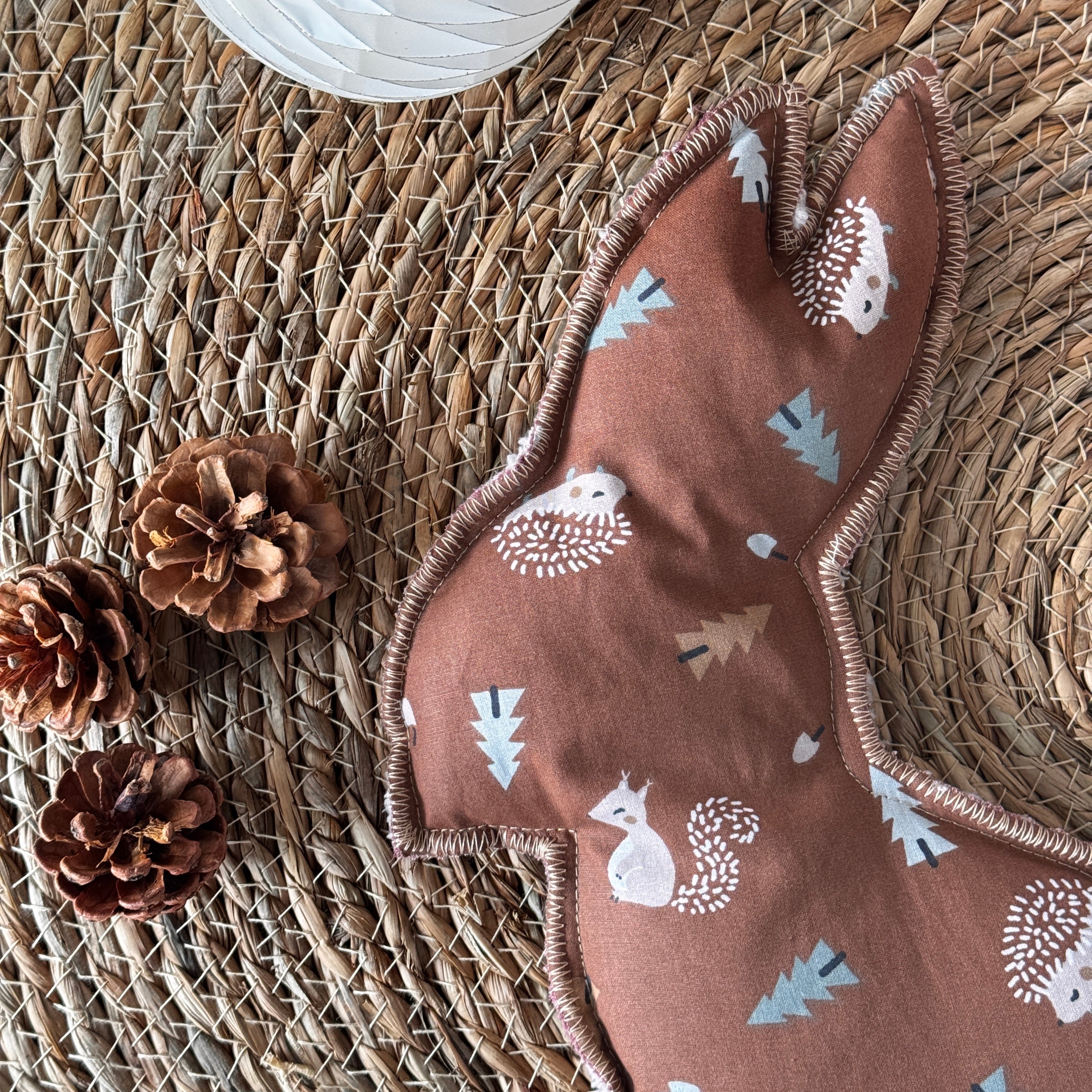 Bouillotte Lapin forêt écureuil hérison