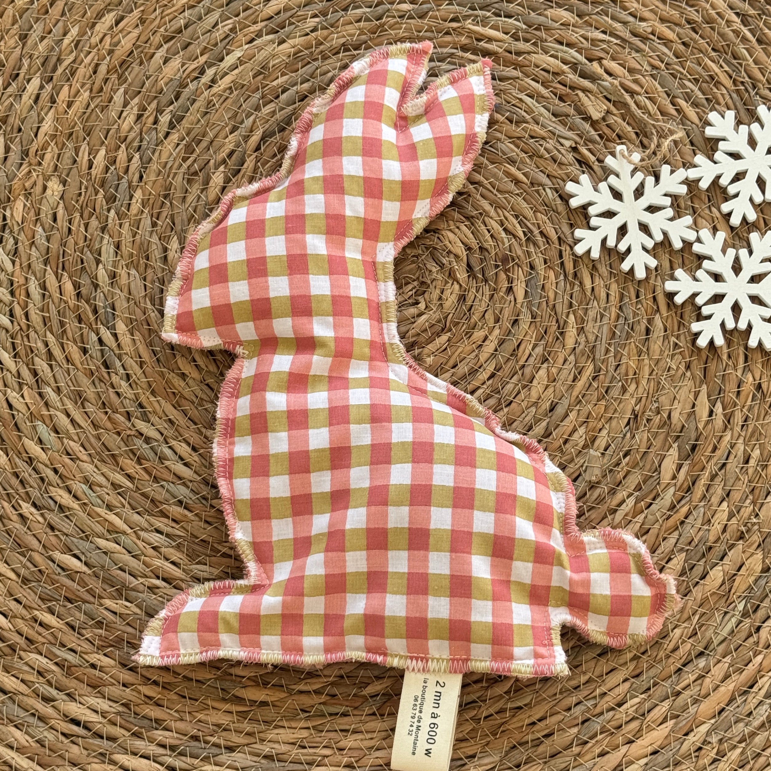 Bouillotte Lapin vichy