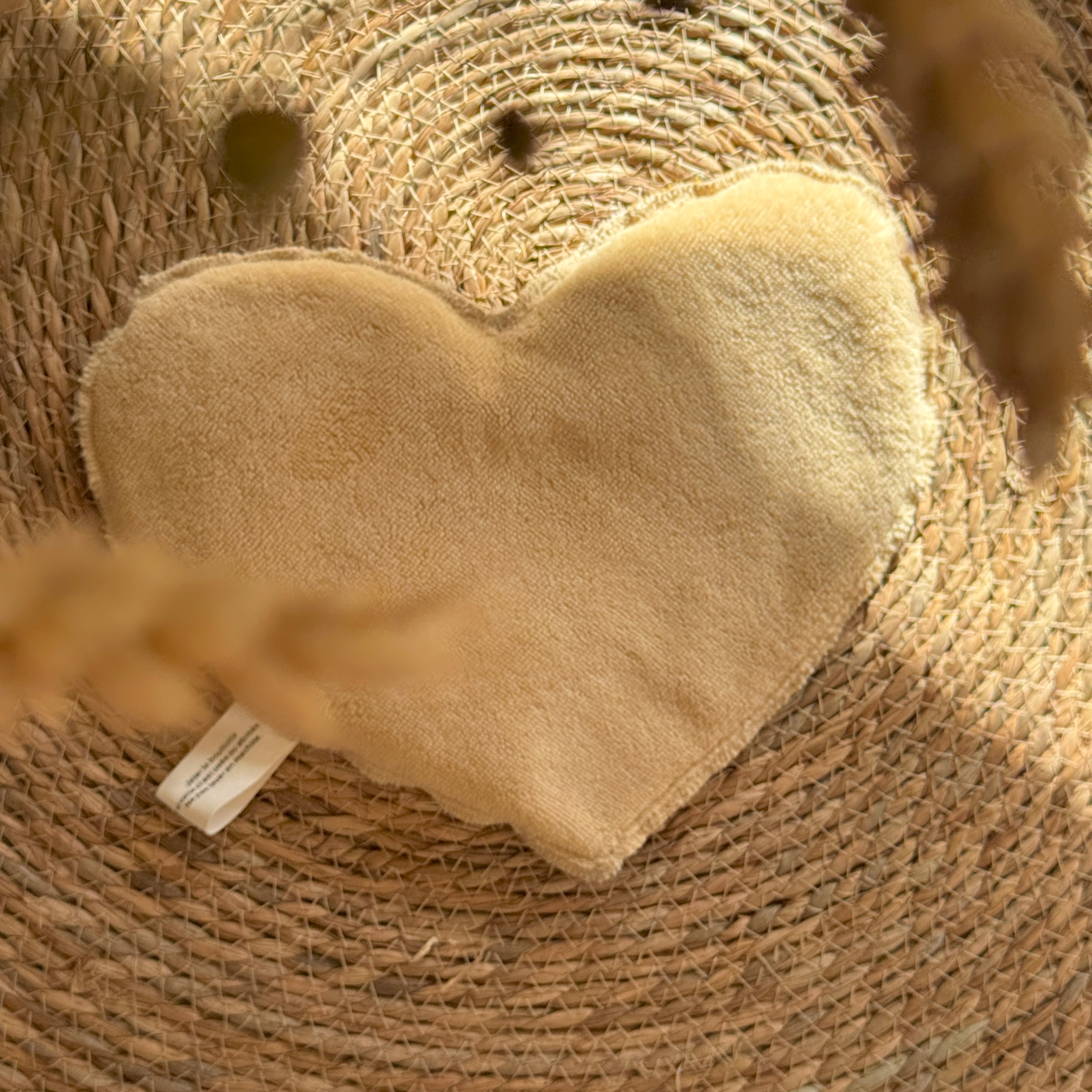 Bouillotte Coeur vichy safran