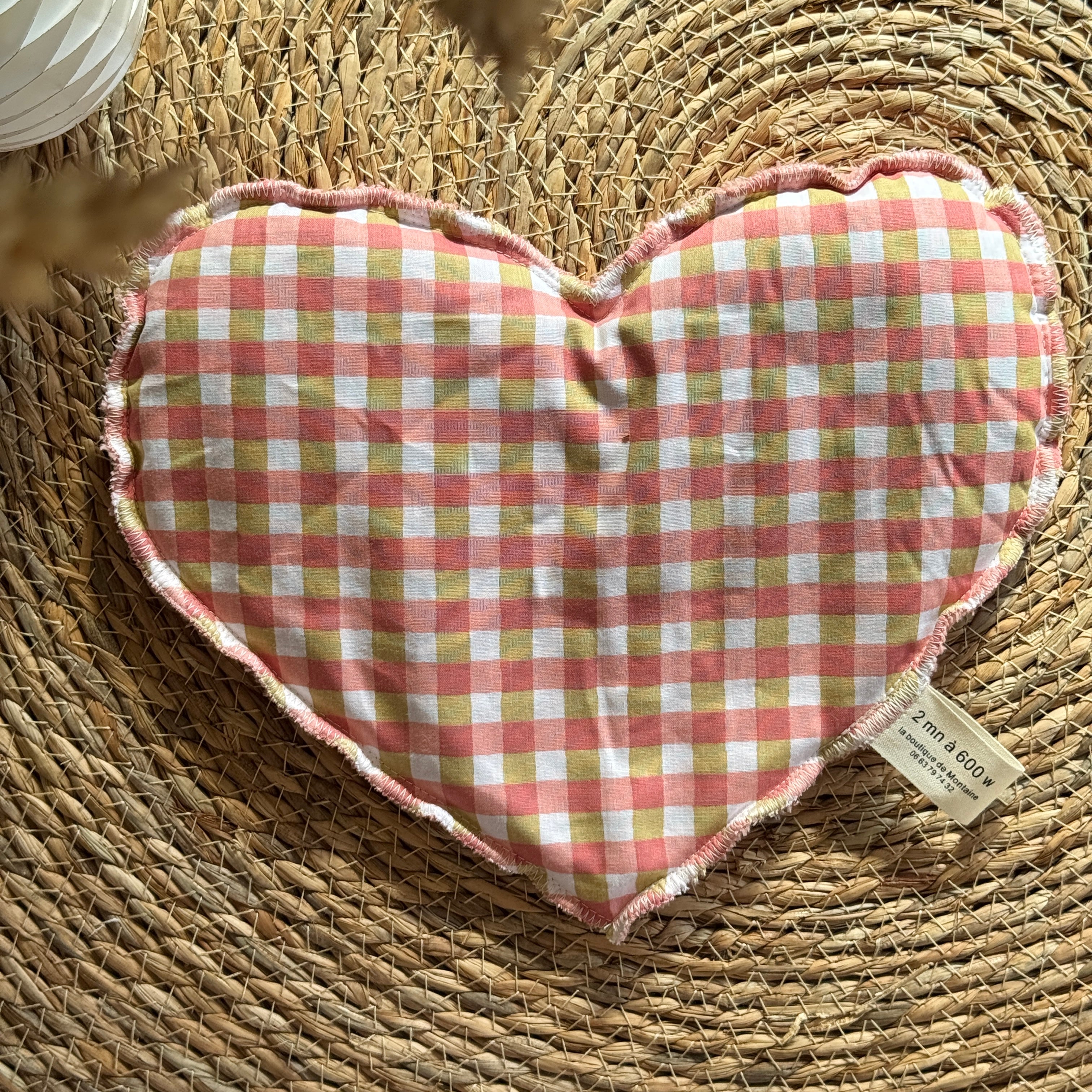 Bouillotte Coeur vichy