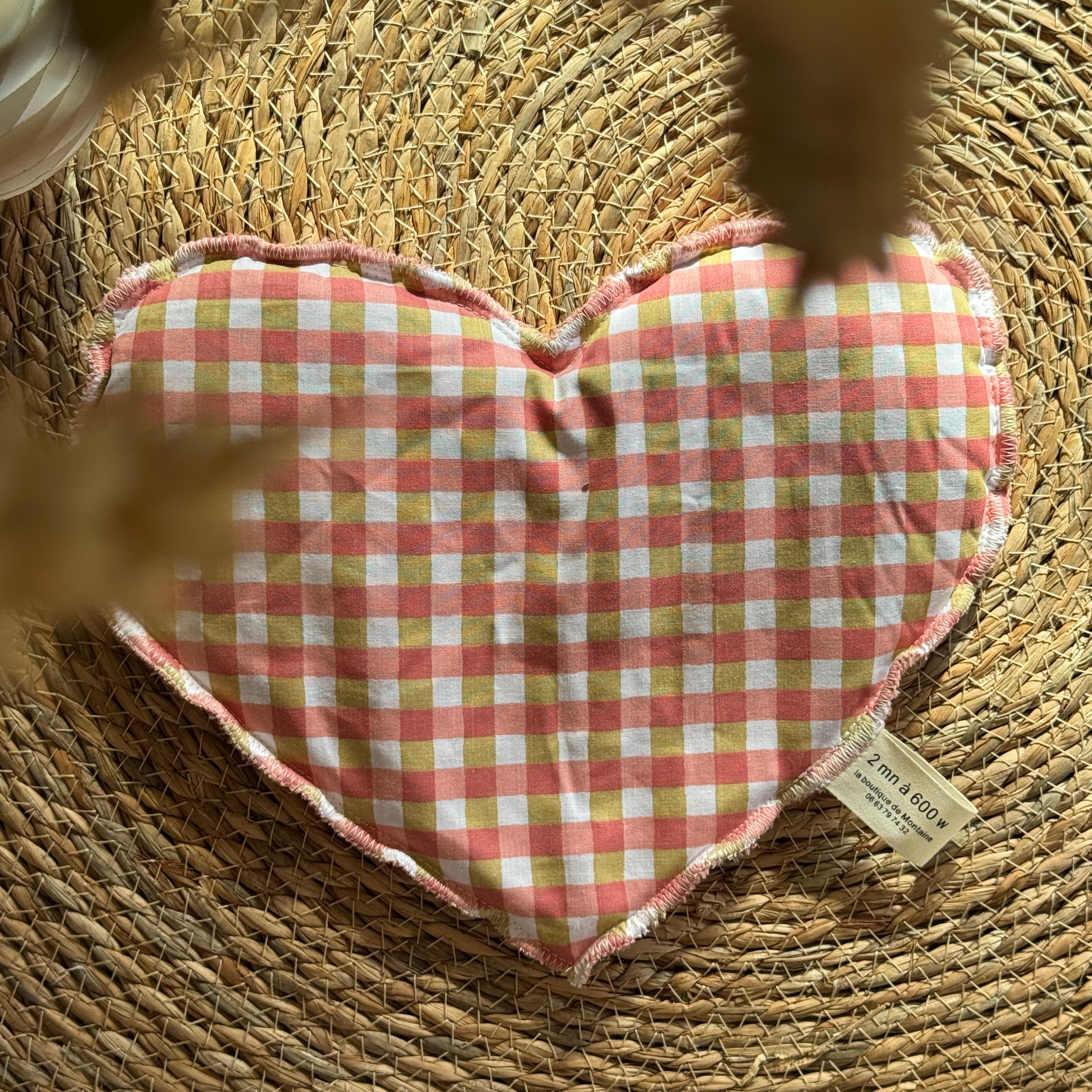 Bouillotte Coeur vichy