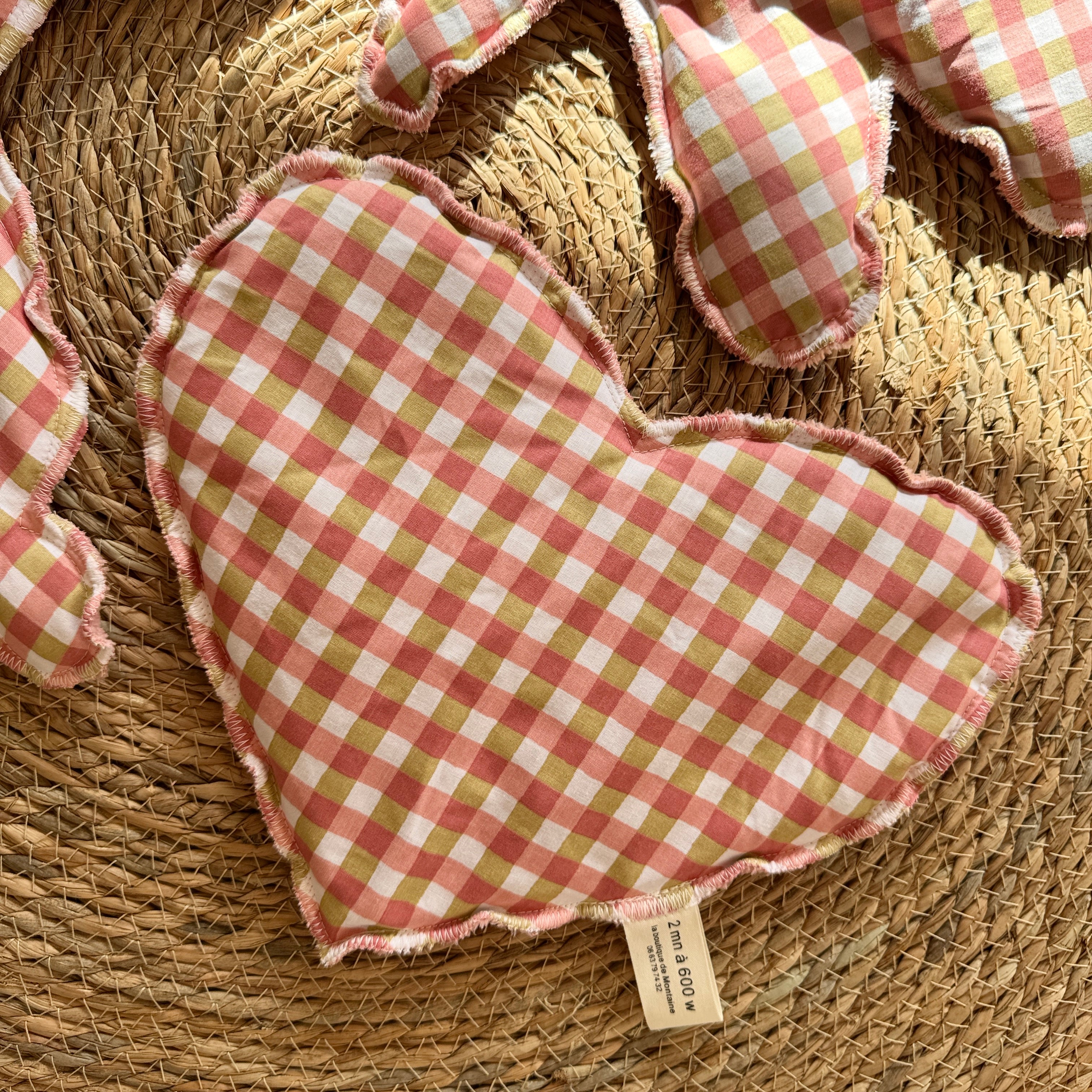 Bouillotte Coeur vichy