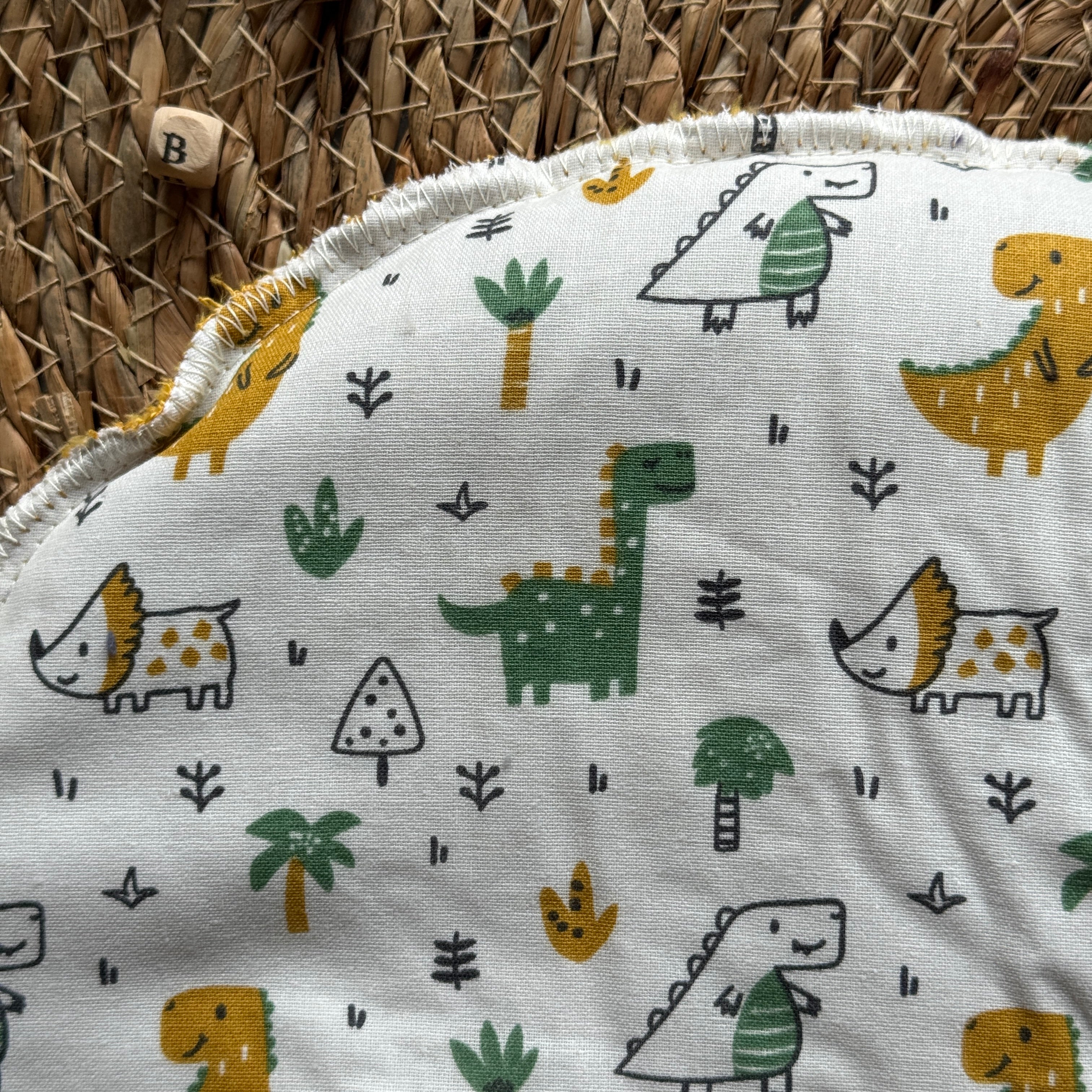 Bouillotte Voiture dinosaure jaune / vert / palmier