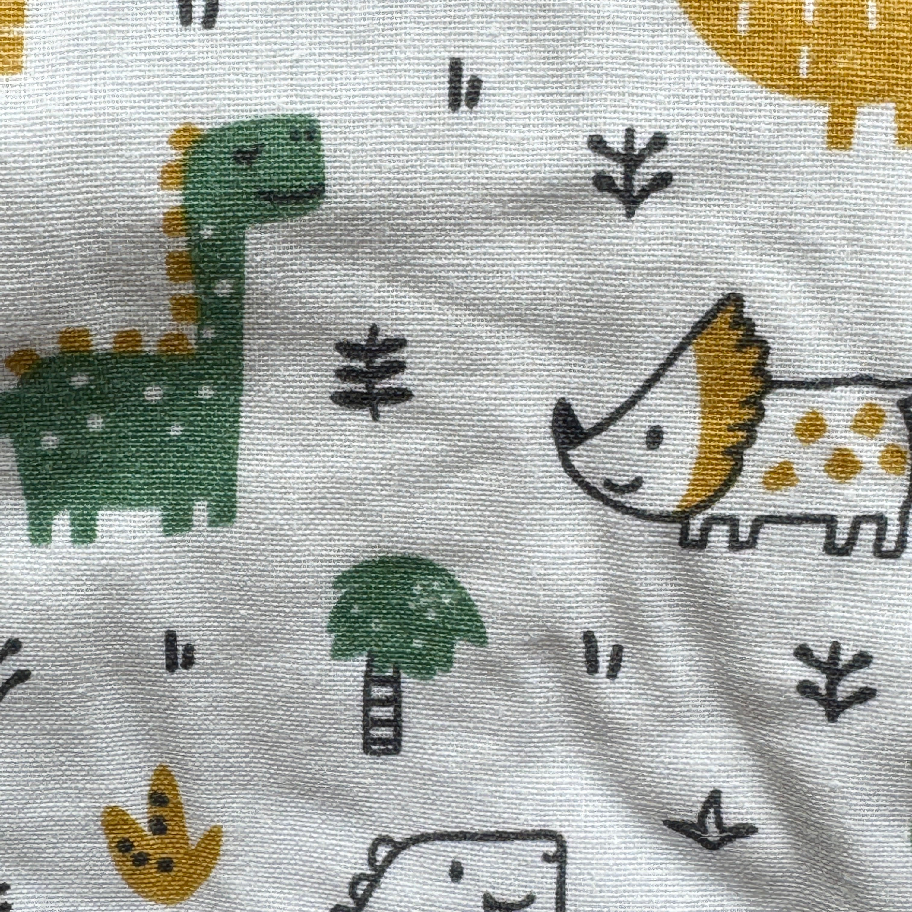 Bouillotte Voiture dinosaure jaune / vert / palmier