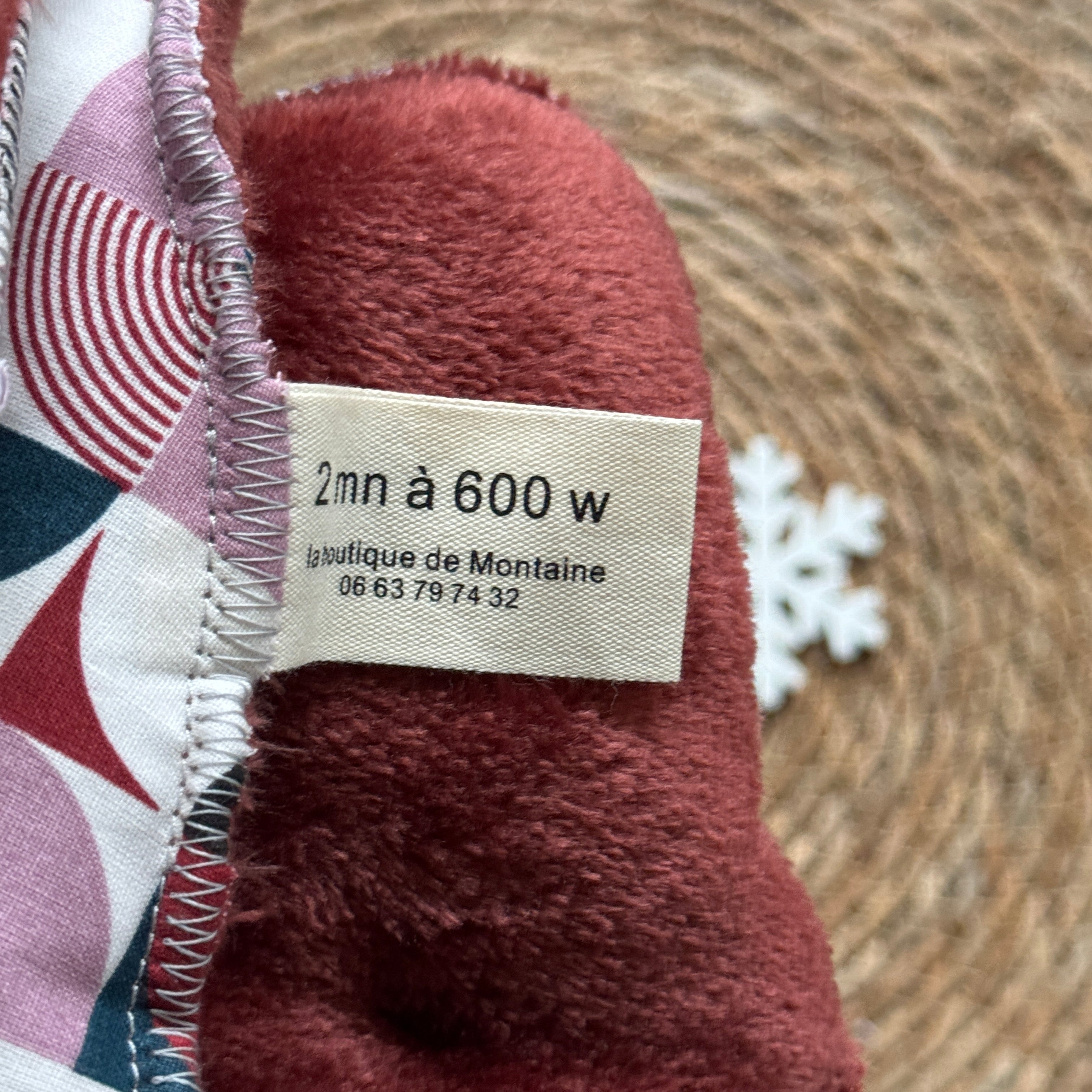 Bouillotte Tour de cou ergonomique