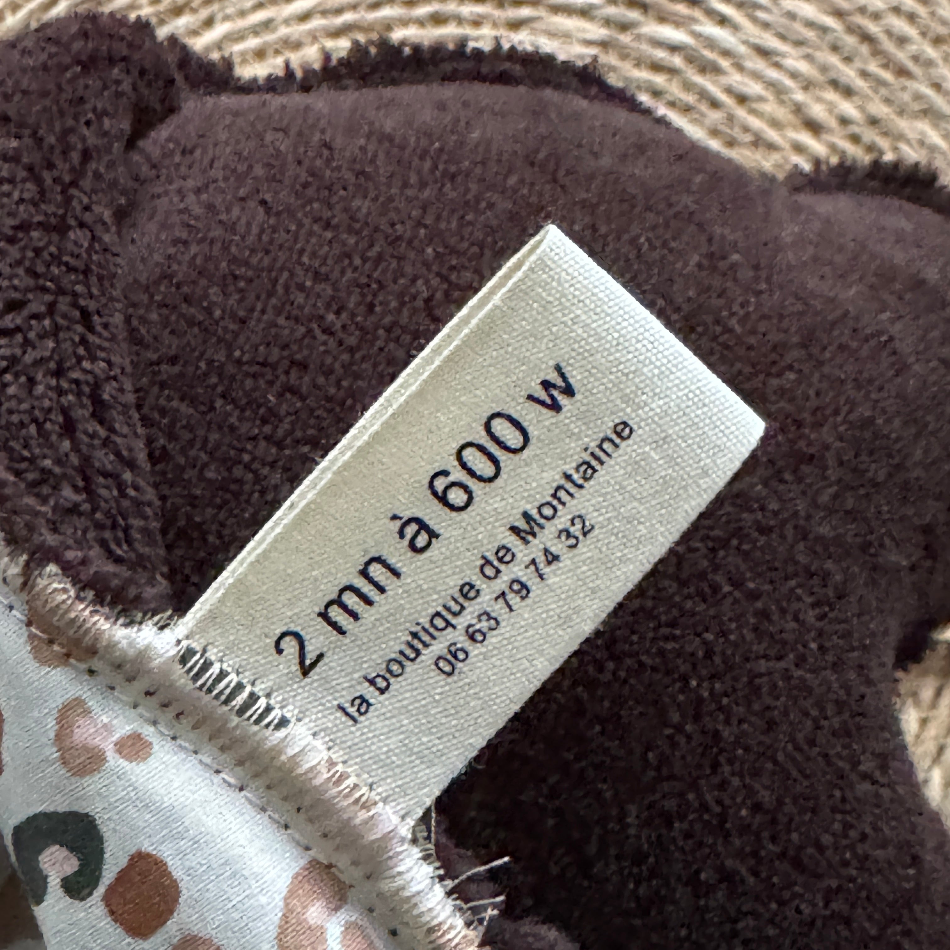 Bouillotte Ourson graou/marron